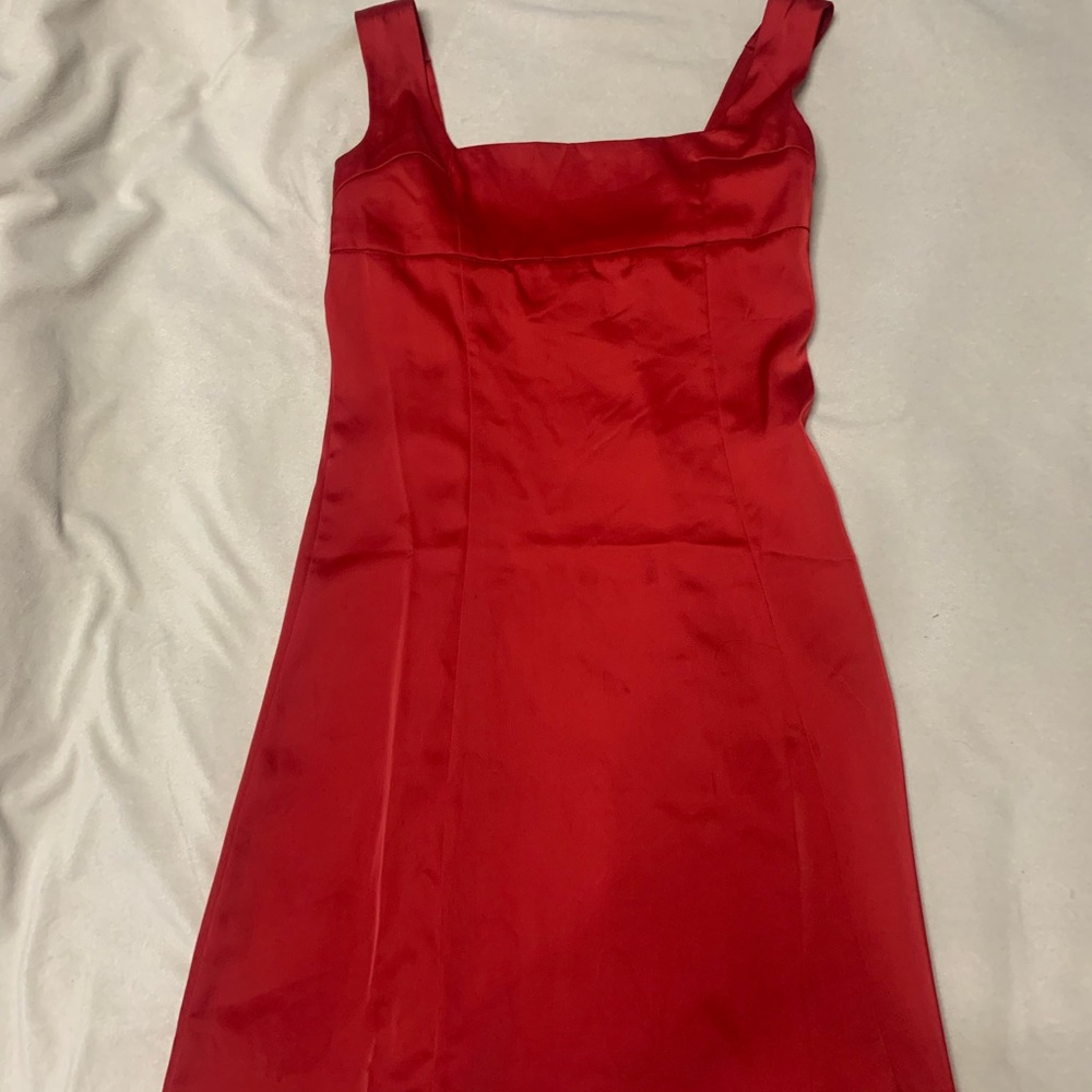 Altar'd State Vibrant Red Mini Dress